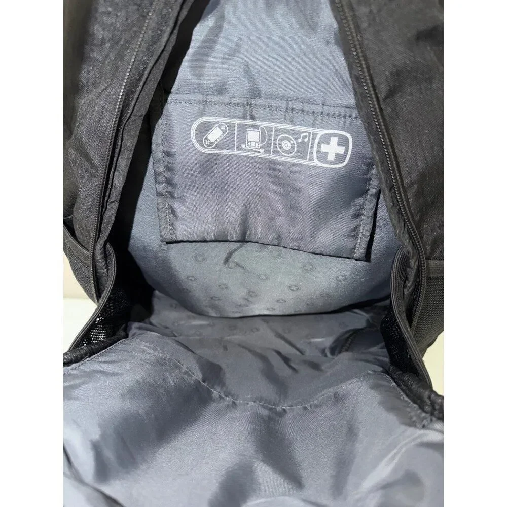 Swiss Gear Wenger- Synergy Black Laptop Backpack with Side Pockets